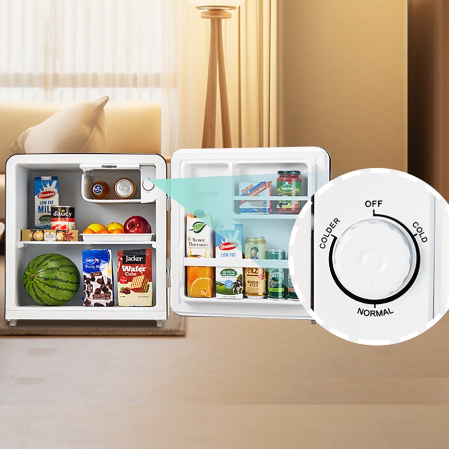 additioanl image for  Midea Retro Table Top Fridge 47L 
